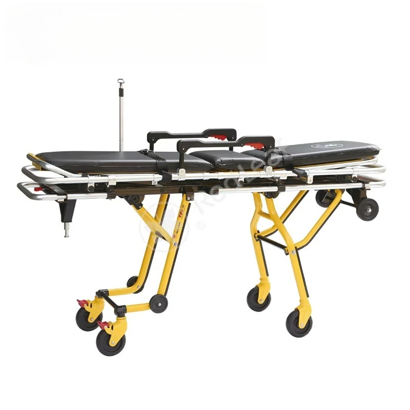 

Patient Stretcher Medical Hospital Folding Aluminum Alloy Emergency Ambulance Stretcher