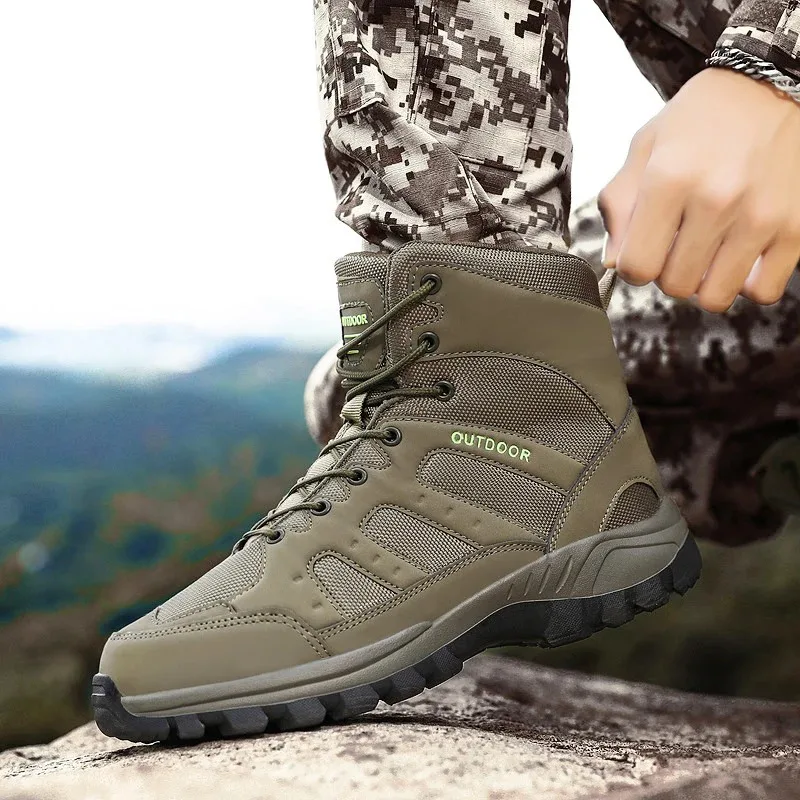 

Outdoor Mountain Climbing New Anti-Slip Thick Warm Sports Fitness Hiking Leisure Shoes