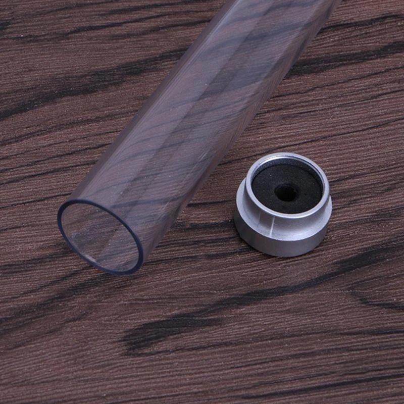 W89C 케이스 펜 저장 상자 문구 주최자 학교 사무실을위한 투명한 실린더