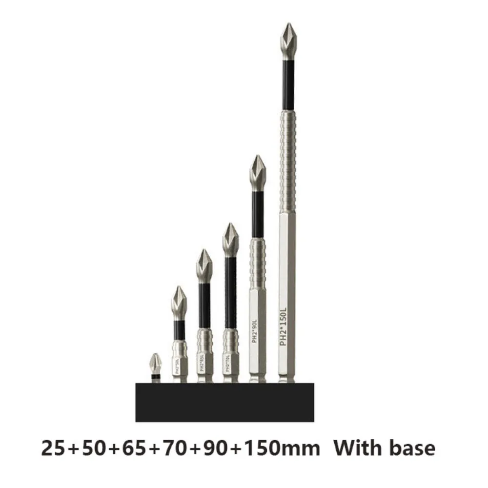 

K5 Thread Magnetic Batch Head Impact Resistant Anti-Slip Cross Bit Alloy Steel WaterProof PH2 Screwdriver Bits