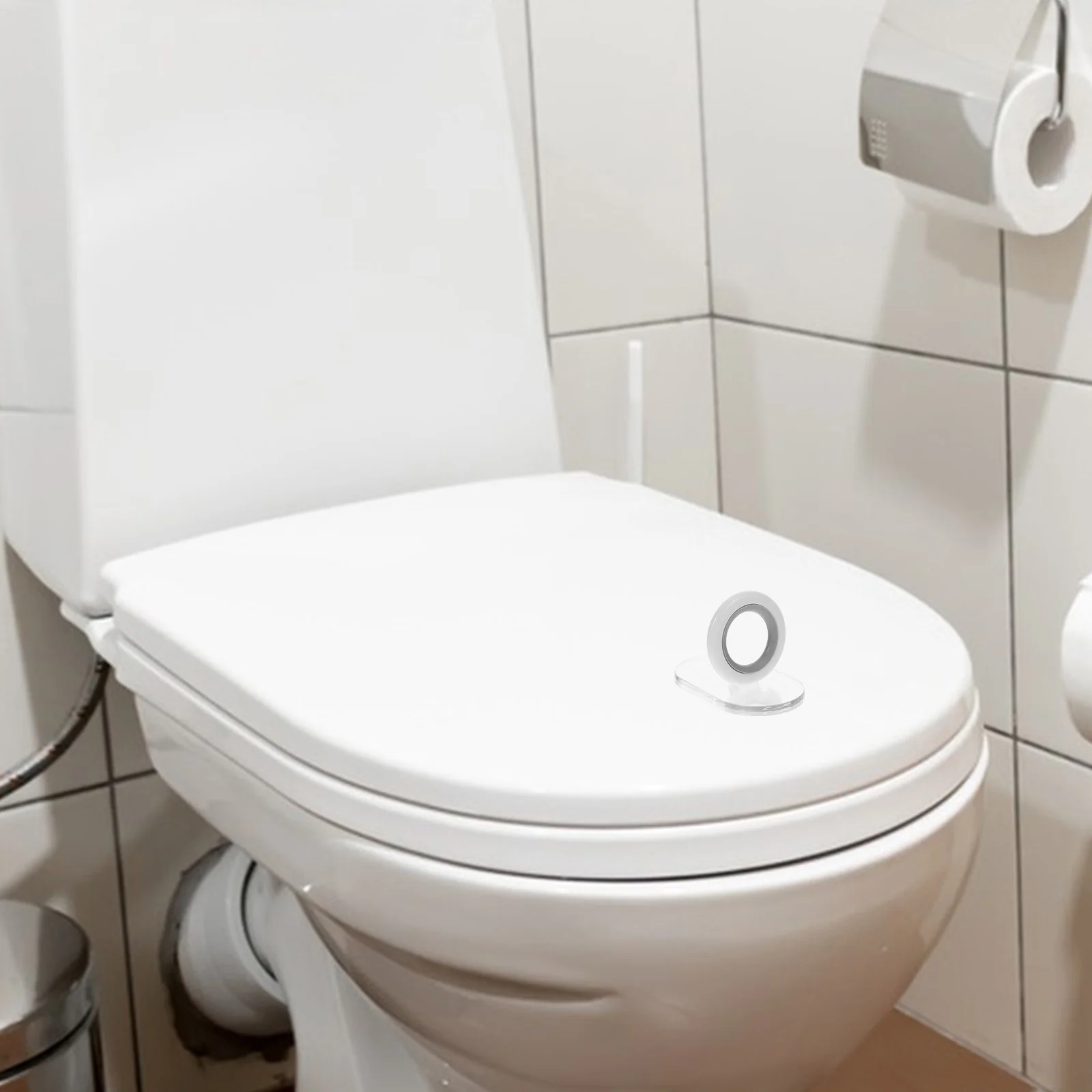 

2Pcs Toilet Seat Lifters Adhesive Durable Toilet Lid Lift Handles for Home Office Public Bathroom Clean Adorable Shaped Hanger