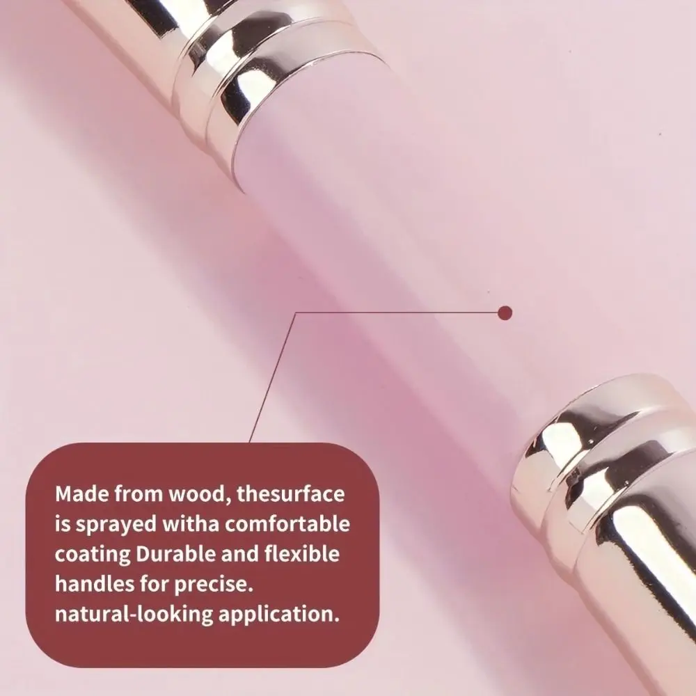 5 قطعة/المجموعة المزدوج نهاية فرشاة كريم أساس بزاوية/مستديرة الجمال مزج فضفاض فرشاة لمساحيق التجميل شعيرات ناعمة فرشاة التجميل أدوات ماكياج #5