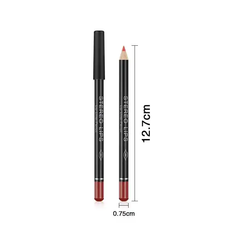 1PC 3D Three-dimensional Lips, Superimposed, Waterproof, Velvet Matte, Lip Liner Lipstick, Suitable for Date and Daily Needs