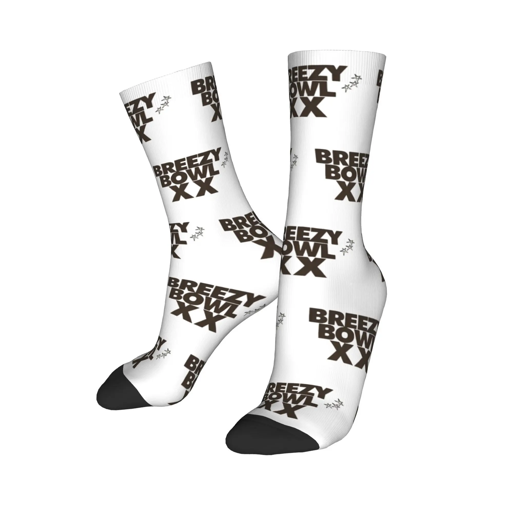 

Новые мужские носки, повседневные рэперские носки Chris Brown Breezy Bowl XX Tour, женские носки из полиэстера, весна-лето, осень-зима