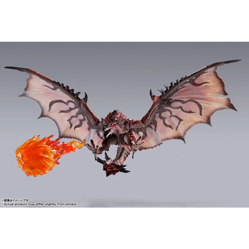 반다이 S.H.MonsterArts Rathalos 20 주년 에디션 몬스터 헌터 시리즈 재고 애니메이션 피규어 모델 장난감, 100% 정품