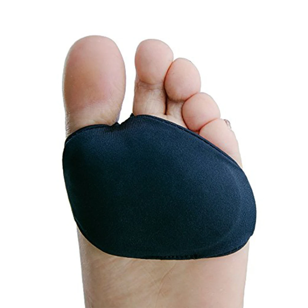 

1 Pair 2 Holes Silicone Gel Heel Pads Forefoot Half Yard Pads Anti-Slip Pads Forefoot Arch Support High-heeled Shoes Insoles - (