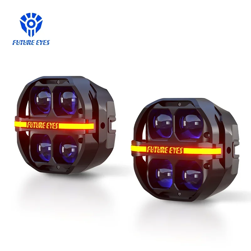 

In stockFUTURE EYES X-100 180W Auxiliary LED Fog External Driving Kits Light for Motorcycle Off-road