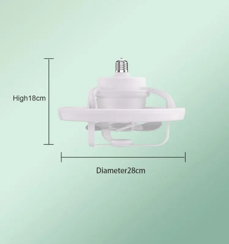 Ventiladores de techo LED de AC85-265V modernos con Control remoto y luz RGB, ajustables, 3 CCT, regulables