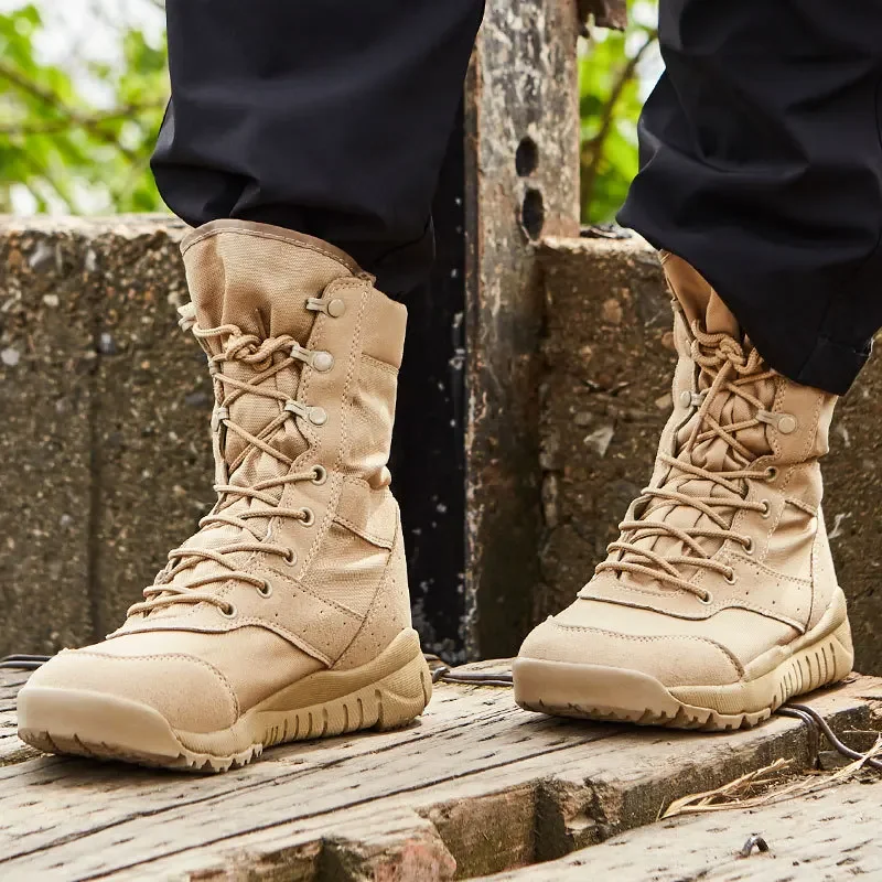 

size 36 46 High Top Tactical Boots Men women Shoes Hiking Shoes Outdoor Boots Mountain Shoes Man Desert Combat Military Boots