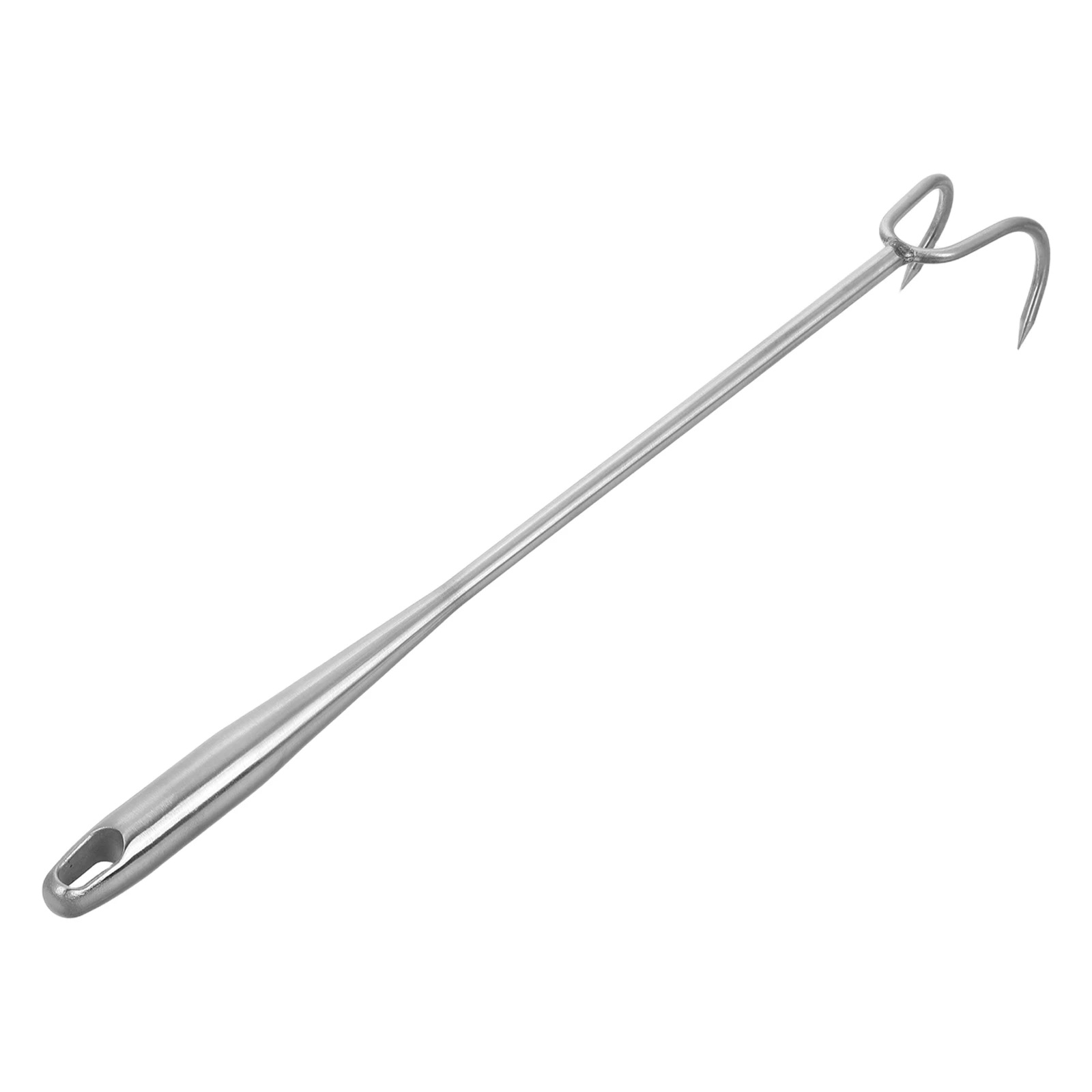 

Heavy Duty Bbq Meat Hook Stainless Steel Turner Food Flipper For Grilling Roasting Cooking Outdoor Home Restaurant Use