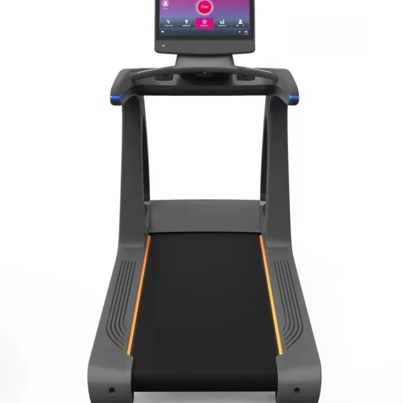 Luxury Commercial Smart Electric Treadmill with LCD Screen 1-24KM/H Speed 0-15% Incline Motorized Multi-Running Machine