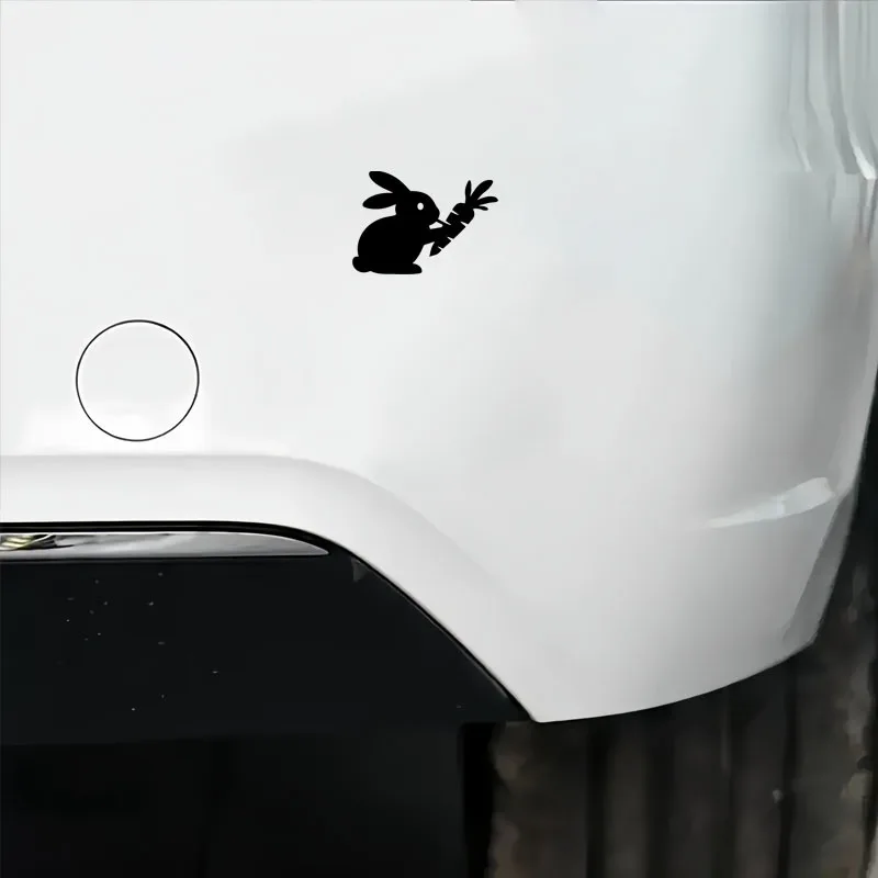 

1pc Creative Rabbit Stickers For Cars For Rear Window Decor Waterproof Vinyl Car Sticker Accessories For Mazda Cruze Peugeot