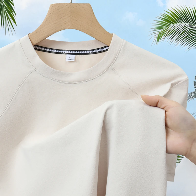 2026 Summer High-end Brand Men's And Women's Short Sleeve Round Neck Fashionable Style Half Sleeved Top Breathable T-shirt