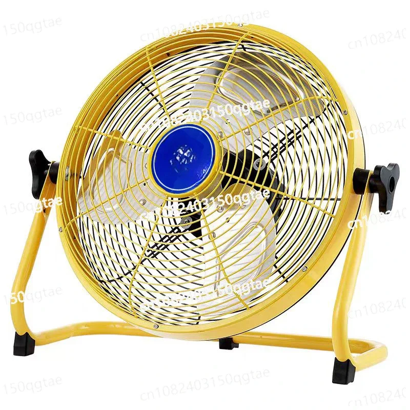 

Household Rechargeable Floor Fan Outdoor Portable High Wind Power Fishing Fan Mobile Strong Industrial Floor Fan