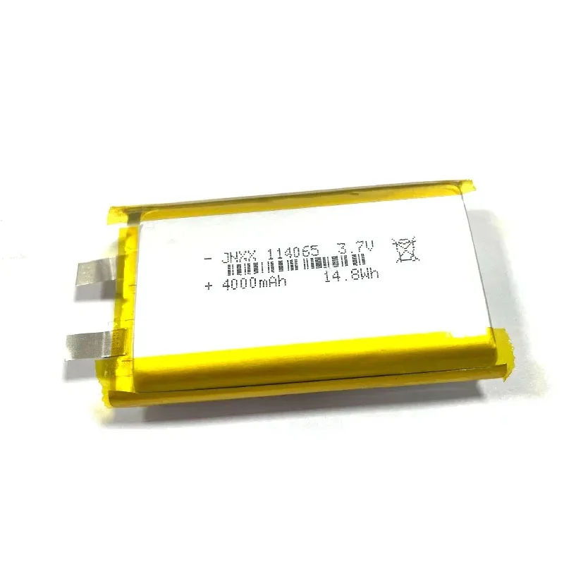 جديد 114065 بطارية ليثيوم بوليمر أصلية 3.7 فولت 4000 مللي أمبير سعة كبيرة ل سمّاعات بلوتوث الحلاقة أداة التجميل قوة البنك #4
