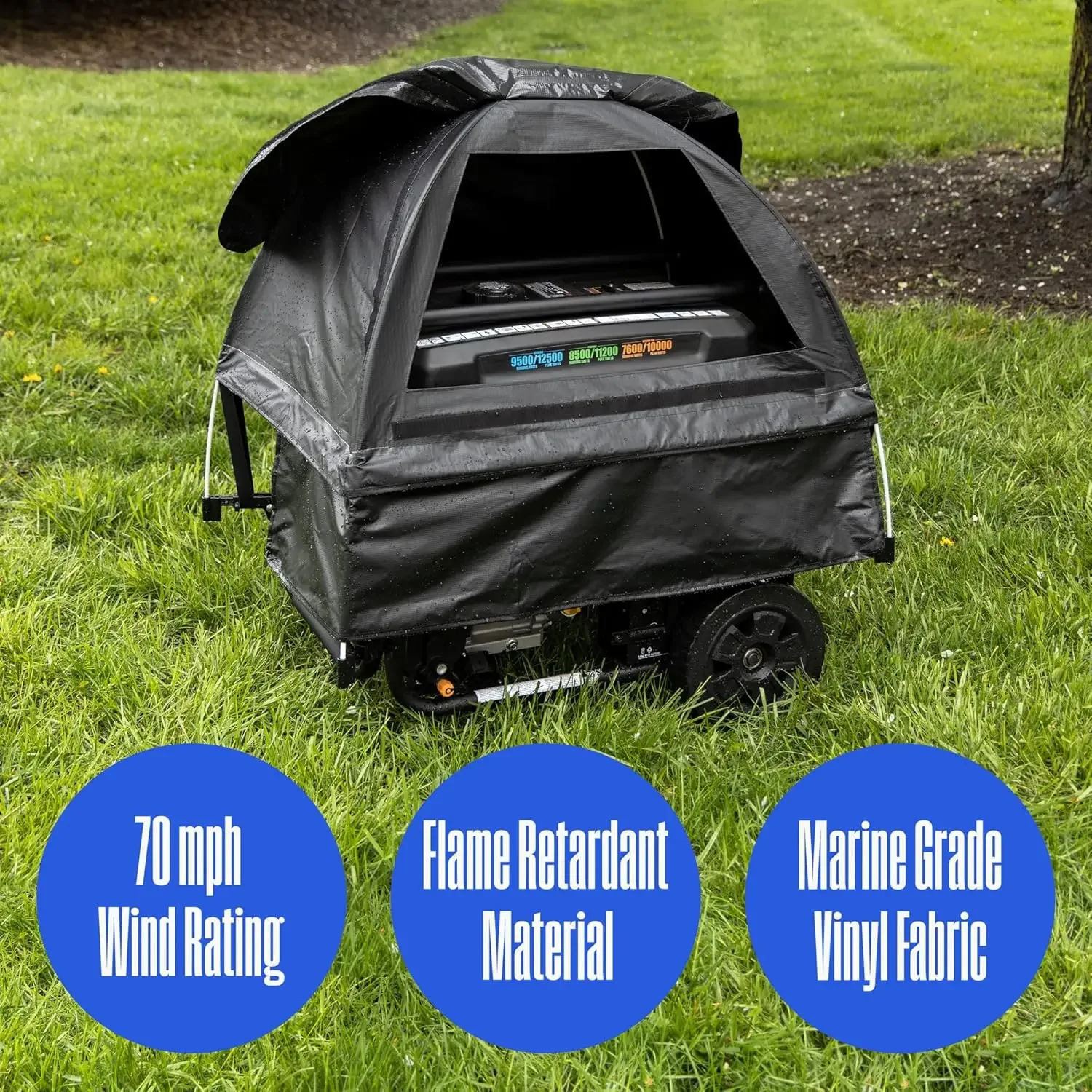 

[Free Shipping, New Arrival!]WGenTent Generator Running Cover for Open Frame Generators,Black