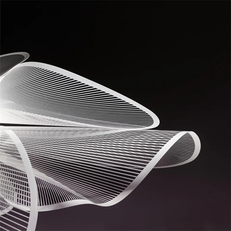 AAOSONG Nordic Pendant Lamp Modern LED White Creative Decorative Fixtures For Living Room Dining