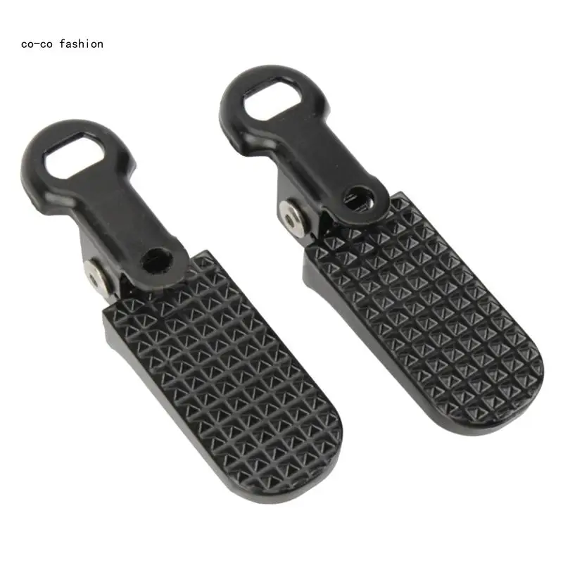 517B Aluminium Foldable Pegs Folding Footrest for Electric Scooter Replacement Pedals