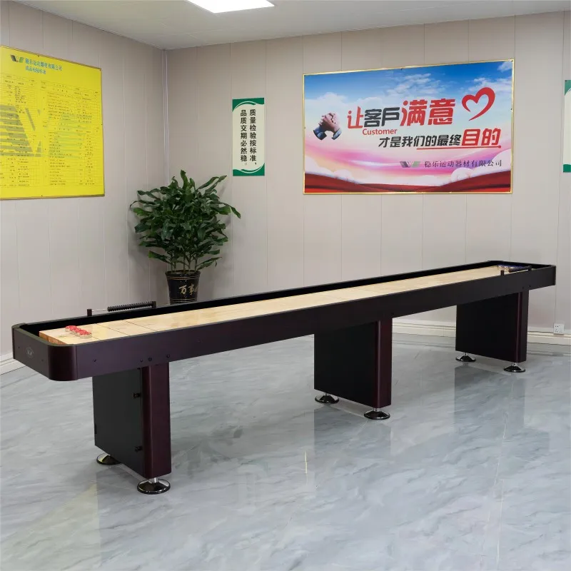 Shuffleboard Taiwan Bar Shahu Ball Table 4.88m throw-and-split ball fitness equipment all solid wood hard slide.