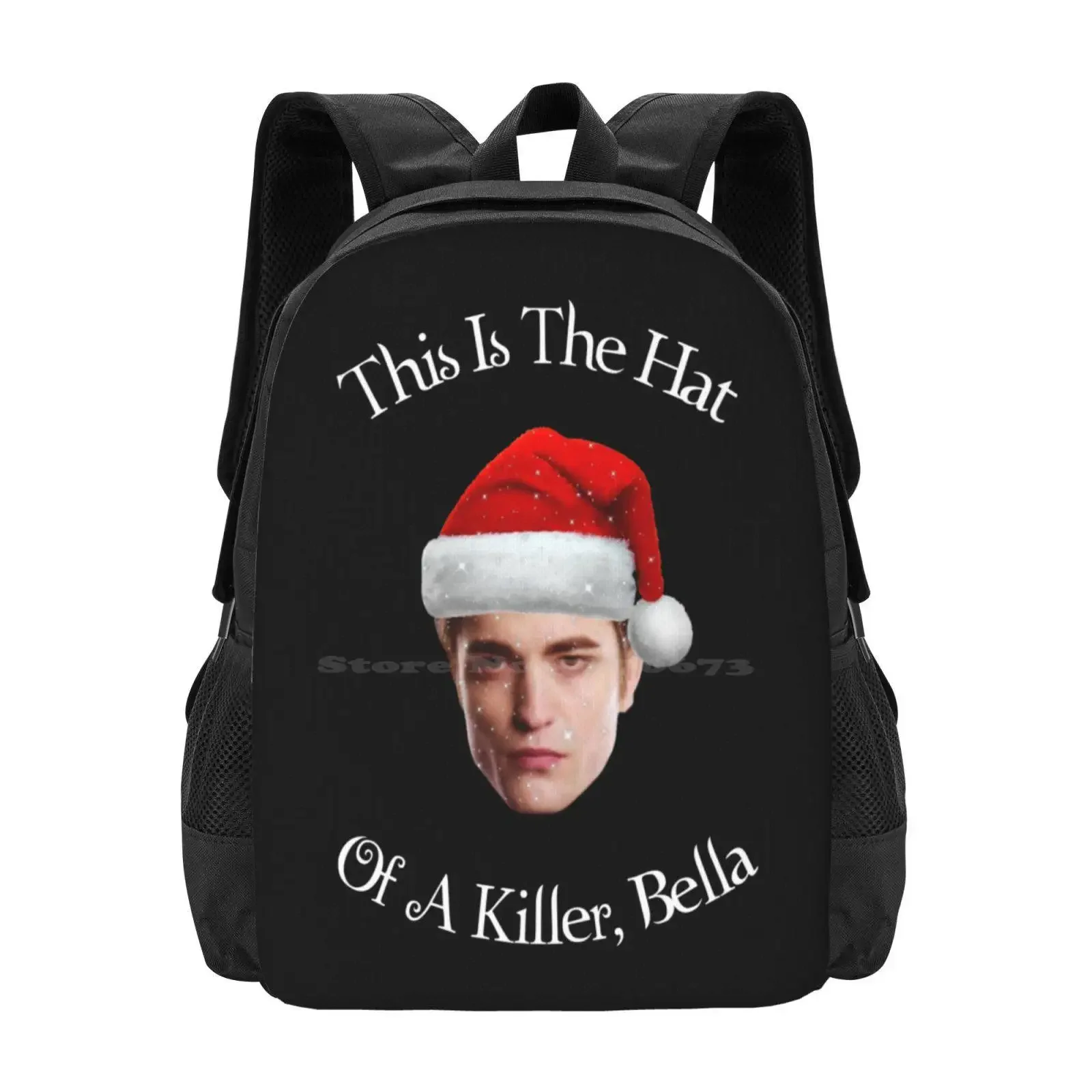

This Is The Hat Of A Killer Лидер продаж Школьный рюкзак Модные сумки Сумеречная сага Эдвард Кожа убийцы Белла Рождественские праздники