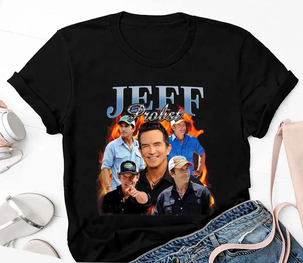 

Jeff Probst Presenter Vintage Shirt, Television Presenter Shirt