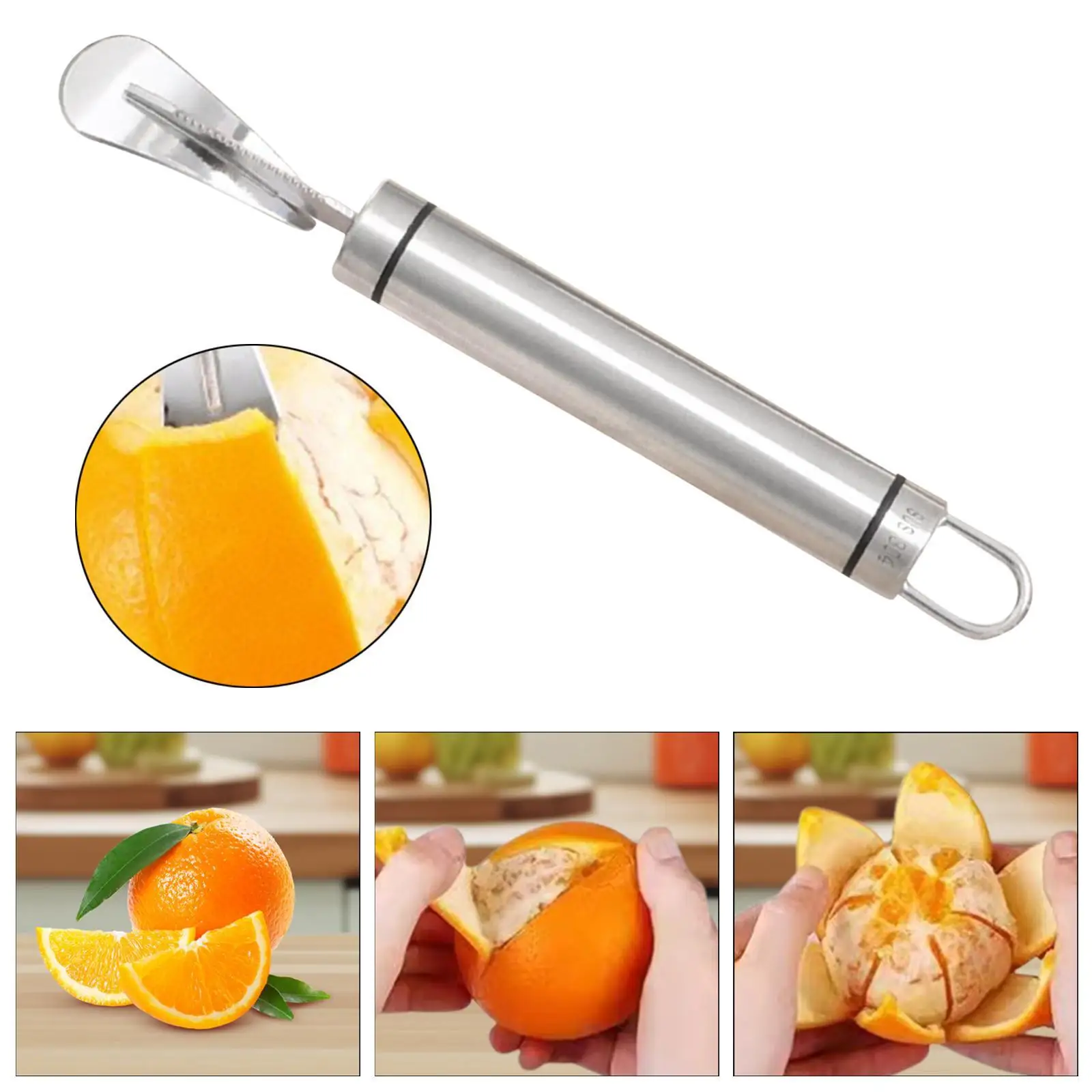 Orange Peeler Practical Multifunctional Remover for Oranges Lemons Citrus