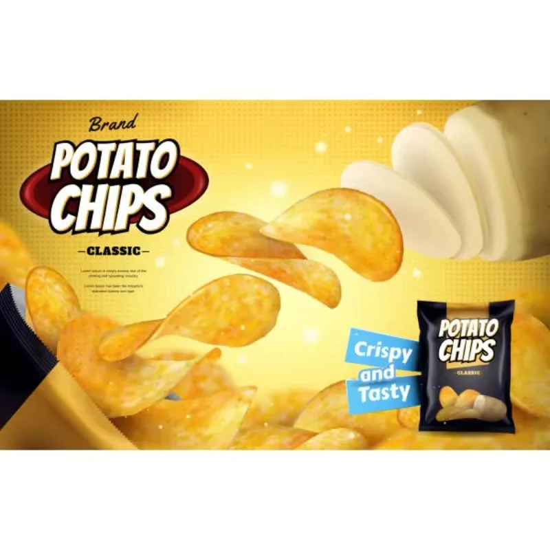 خط إنتاج رقائق البطاطس المجمدة الأوتوماتيكية آلة تصنيع رقائق البطاطس المقلية ذات المصنع الكبير