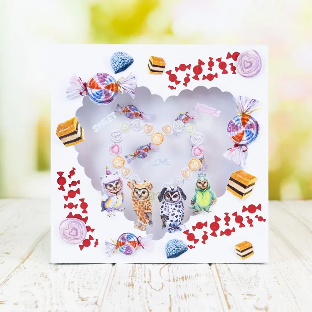 The Sweetest Thing New Arrival 2024 DIY Molds Scrapbooking Paper Making Die Cuts Crafts Template Handmade Decoration