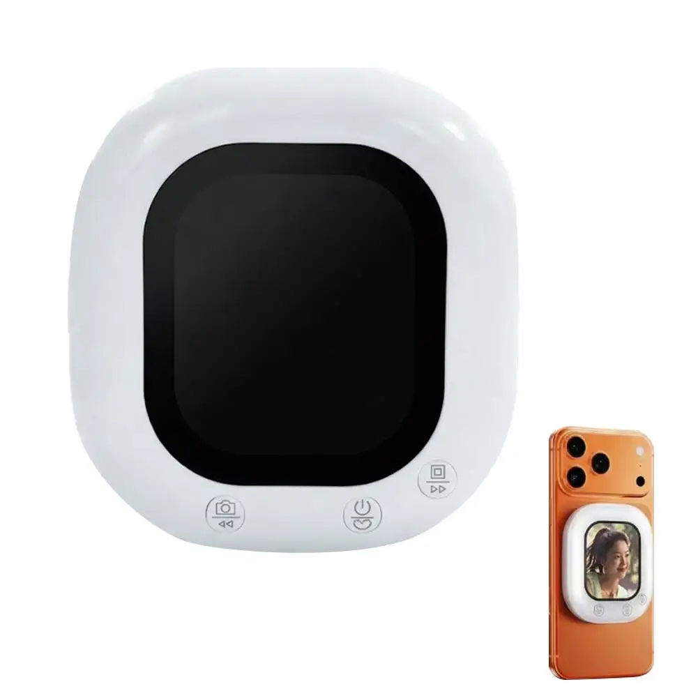 Dispositivo de Projeção Magnética para Tela de Celular Sem Fio, Dispositivo de Compartilhamento de Tela de Celular para Transmissão ao Vivo, Tela de Monitoramento para Selfie