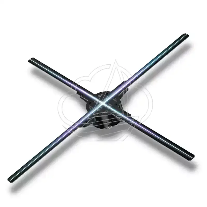 Naked-eye 3D Hologram Projector Air Imaging Fan Screen 3D Floating Rotating Screenless Advertising Display Machine for Business