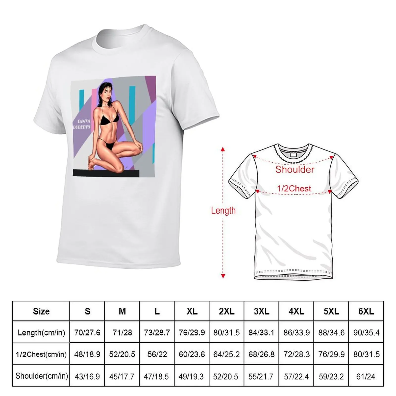 Tanya Roberts T-Shirt essential t shirt korean fashion men t shirts