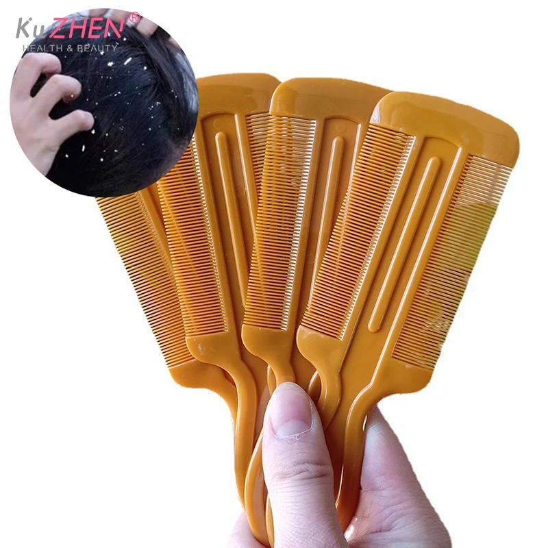 1/2/3Pcs/set Styling Tools Lice Comb Plastic Double Sided Nit Fine Tooth Combs For Head Lice Detection Comb Kids Pet Flea Use