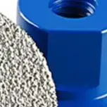 Brazed Flat Grinding Disc 50mm For M10 Thread Marble Stone Seam Processing Polishing Head Grinder Attachment