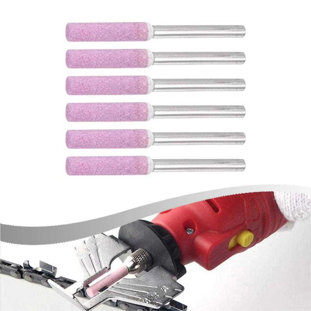 

Набор из 6 насадок для заточки цепей бензопил длиной 20 мм для хобби-проектов, компактный дизайн, простая установка, для электрических шлифовальных машин
