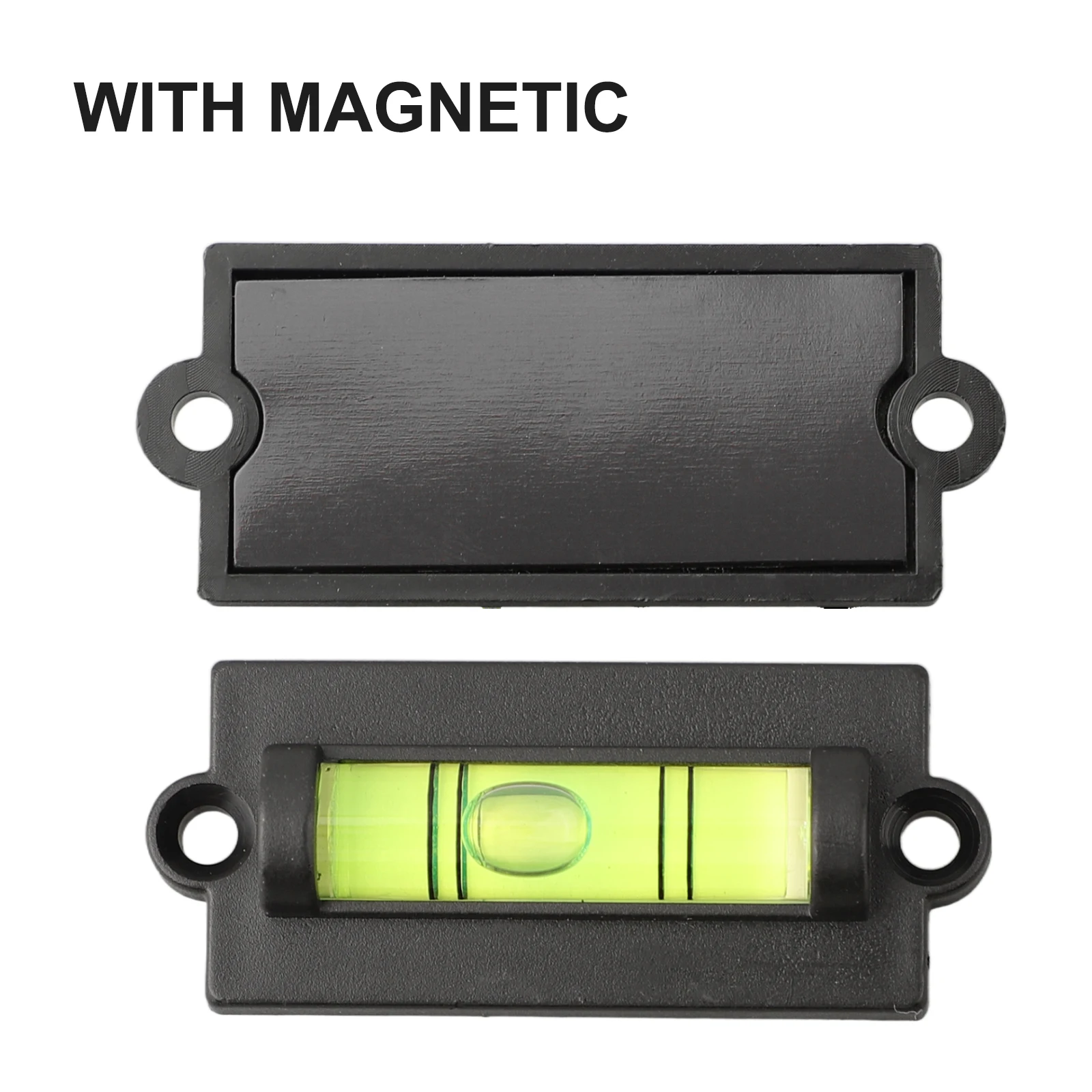 Level Indicator Mini Bubble Leveler Plastic Daily Leveling Magnet Horizontal Bubble Tape Horizontal Leveler New