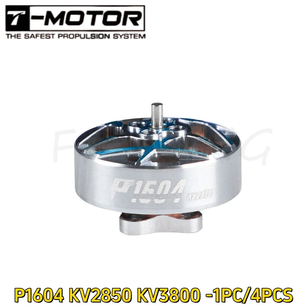 

Бесколлекторный FPV-мотор T-MOTOR P1604 2850KV 6S 3800KV 4S для 3,5-дюймовых гоночных дронов-фристайл весом до 250 г