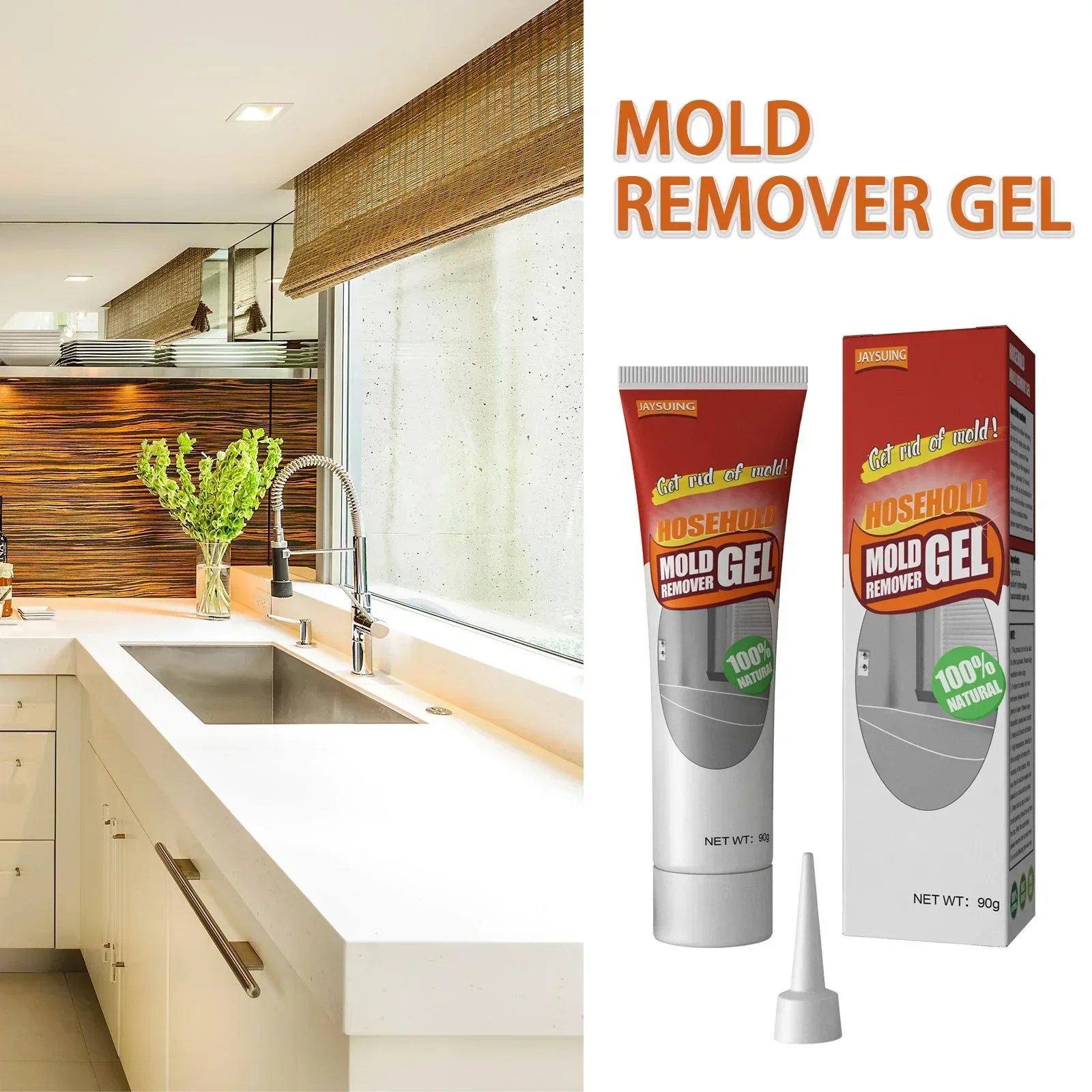 Mold Remover Gel Mildew Mold Remover for Sink Edge Ceramic Tile To Mold Mildew Cleaner Wall Mould Removal Ceramic Tile