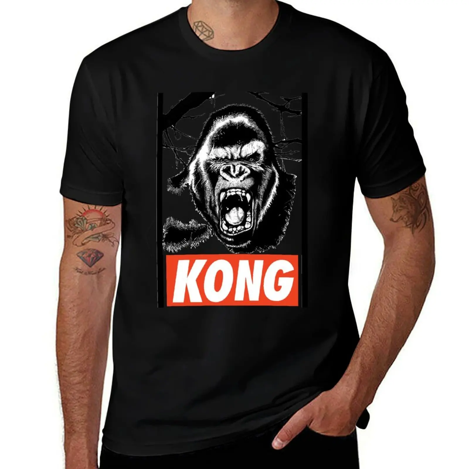 

KING KONG T-Shirt Plus Size Outdoor Casual Top