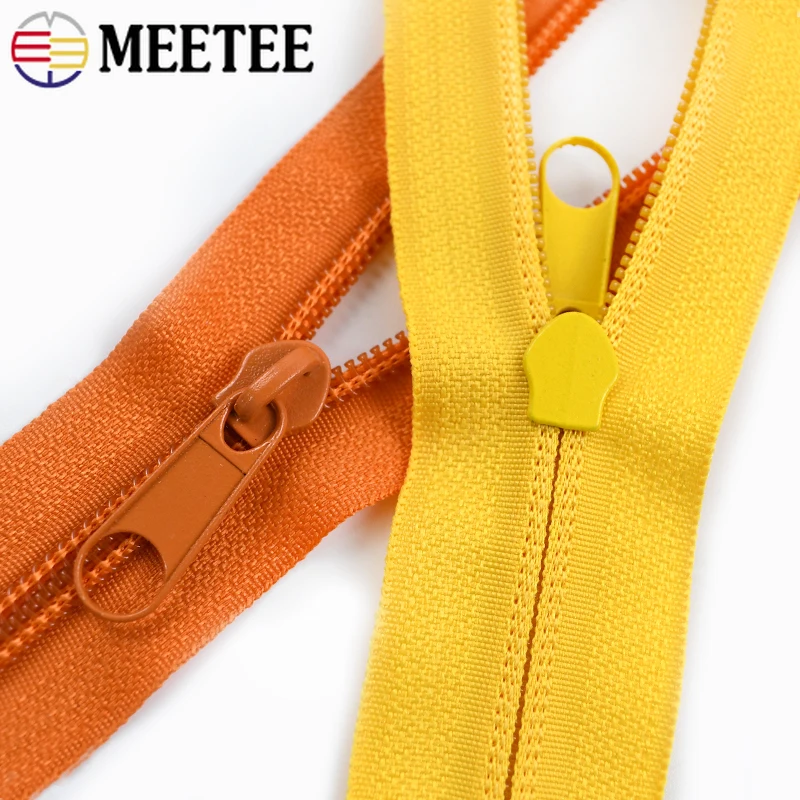3/5/10M 3 #   5 #   Cerniera in nylon dai metri Cerniere Estrattore Cursori Borsa Vestiti Kit di riparazione chiusura con zip colorata Accessori per cucire