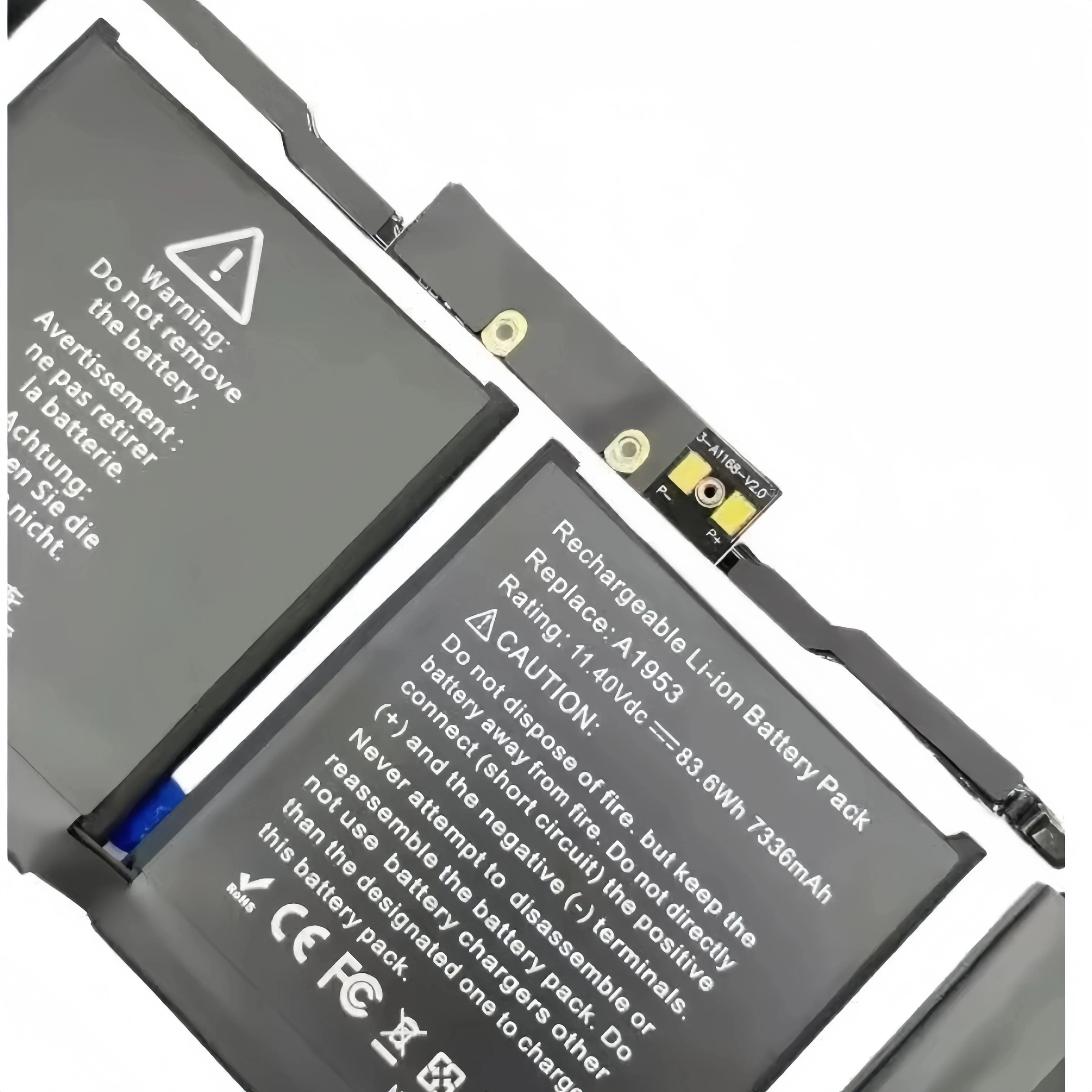 Imagem -03 - Bateria para Apple Macbook Pro Retina A1990 15 Laptop Touchbar A1953 20232023 2023