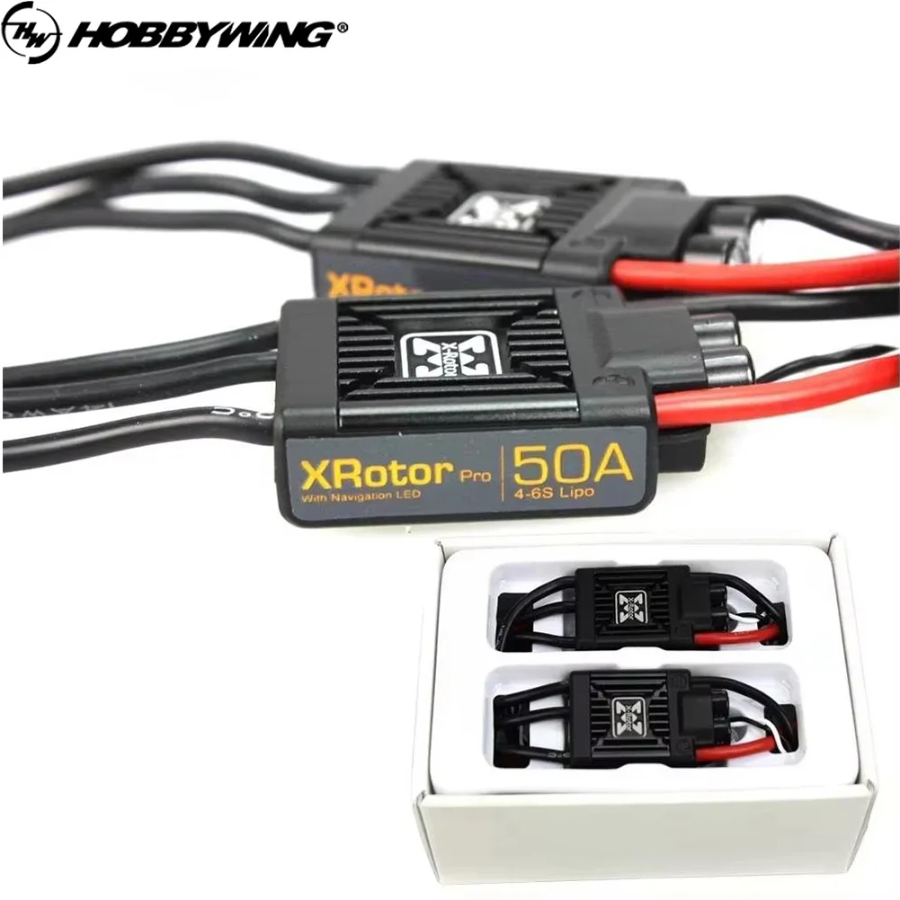 

Hobbywing XRotor PRO 50A ESC 4-6S Brushless Electric Speed Controller for RC Multirotor Drone DIY Parts