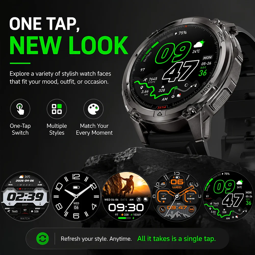 New 650mAh Big Battery Smart W - đánh giá và giá Smartwatch Watches For Mens