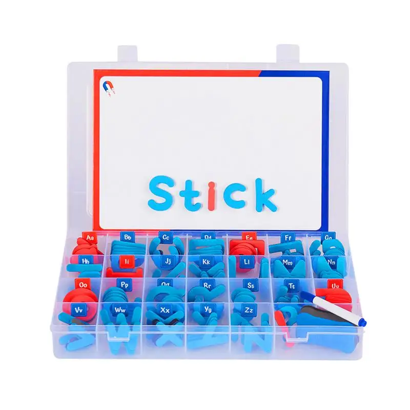 

Magnetic Letters Kit Early Education Uppercase Lowercase Alphabets For Spelling Preschool Interactive Earning Activities For