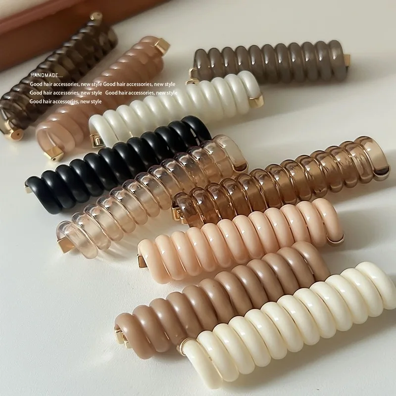 Creative Magic Hair Weaving Artifact Telephone Line Hair Band For Women Girls Elastic Rubber Band Tied Fashion Hair Accessories