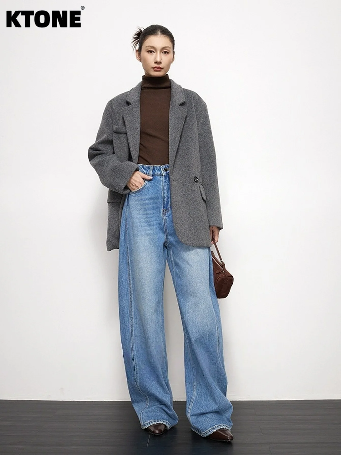 

Vintage Jeans Men's Blue Baggy Denim Light Retro Y2K Drip For Dating No accessories or belts included