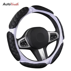 Fashion Steering Wheel Cover Universal For 37-38cm Car Steering Wheel Anti-Slip Friction Multiple Colors