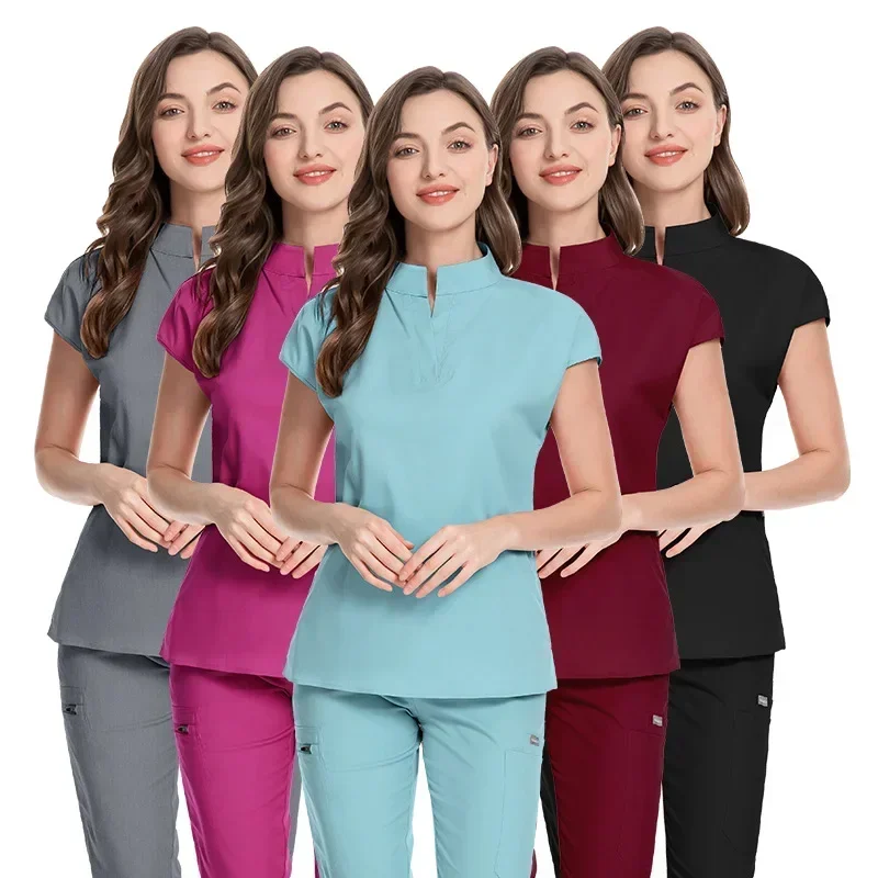 

Dentist Uniforms Women Multicolor Health Service Nursing Work Costume Pharmacist Medical Work Clothing Uniforms Women