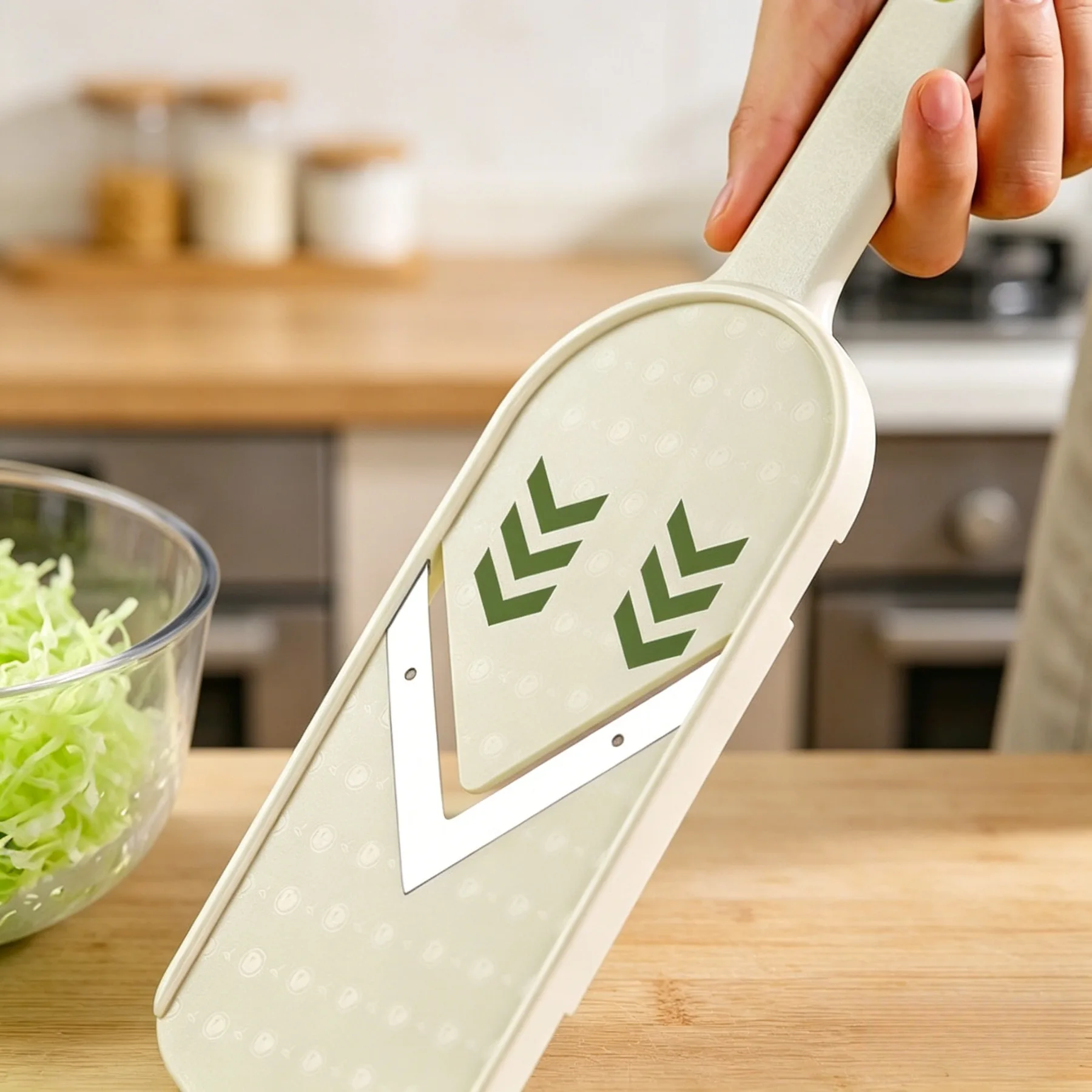 Multifunctional fruit and vegetable slicing and shredding machine, precisely processing salad ingredients and cabbage