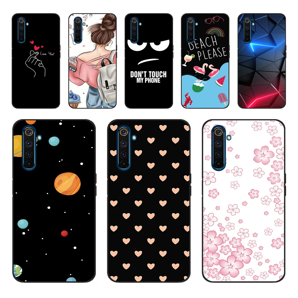 Funda para Realme 6 funda Realme 6i Fundas en Realme 6 Pro funda de silicona suave para OPPO Realme 6 6i TPU carcasa de teléfono para Realme 6