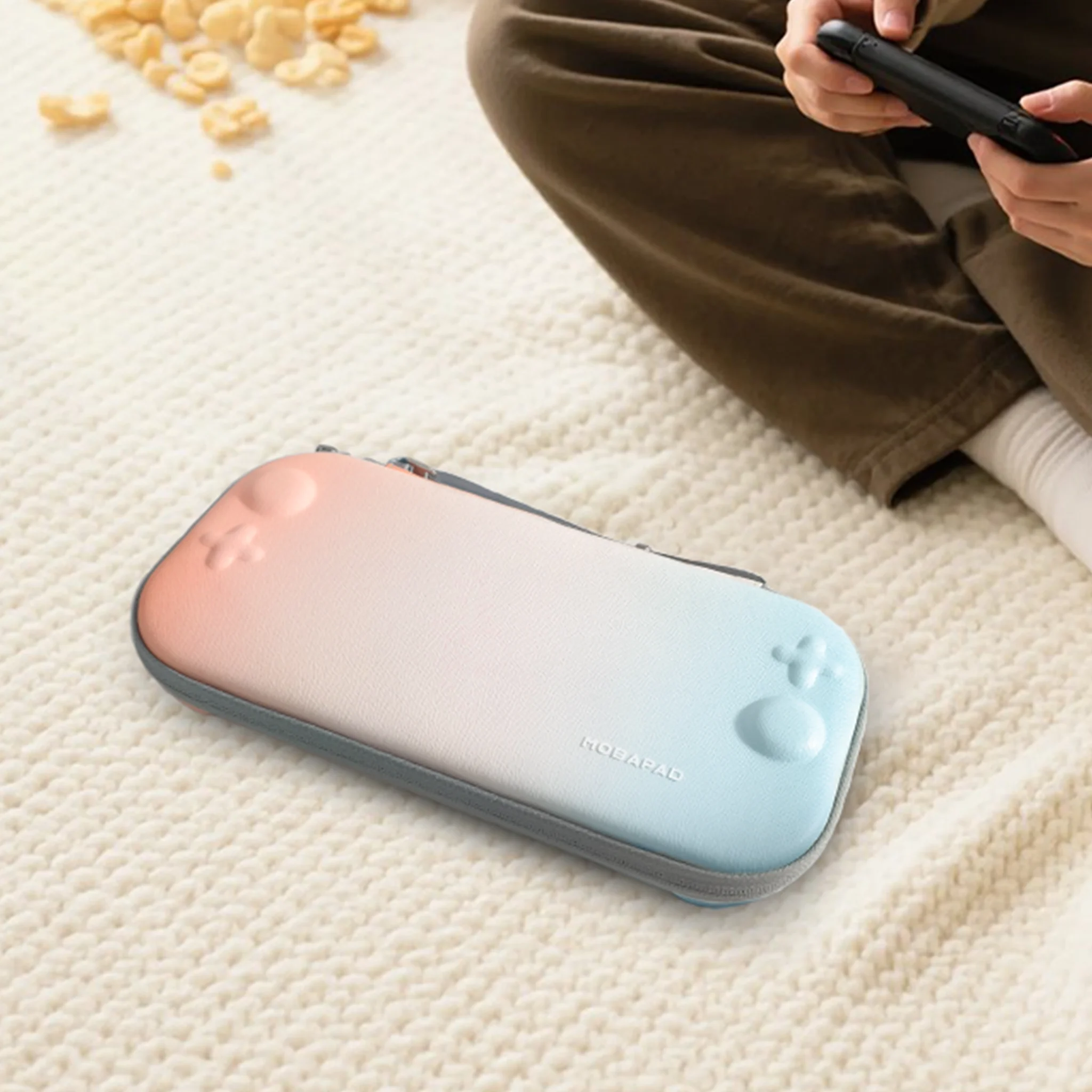 MOBAPAD متوافق مع Switch 2 حقيبة تخزين وحدة التحكم في الألعاب NS2 مقاومة للصدمات مع ملحقات حقيبة تخزين وحدة التحكم في تخزين الكاسيت